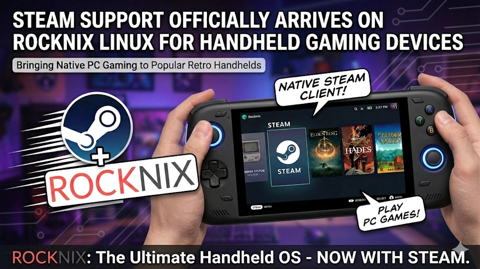 Rocknix Steam support