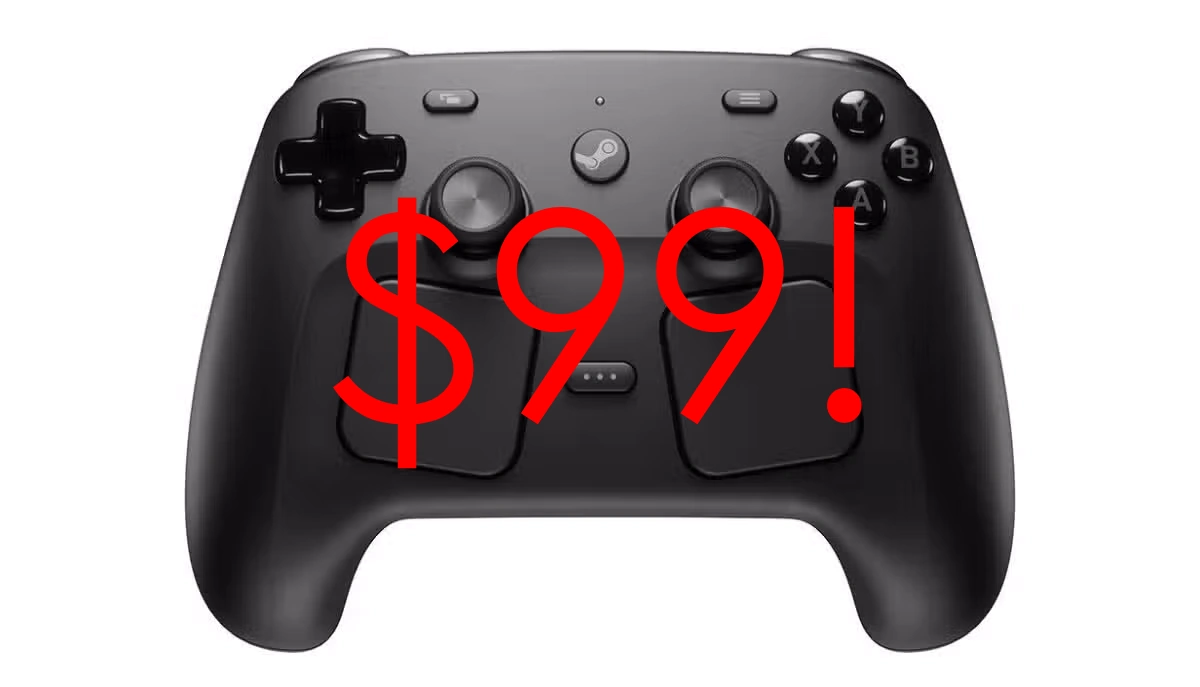 Steam Controller with dual trackpads